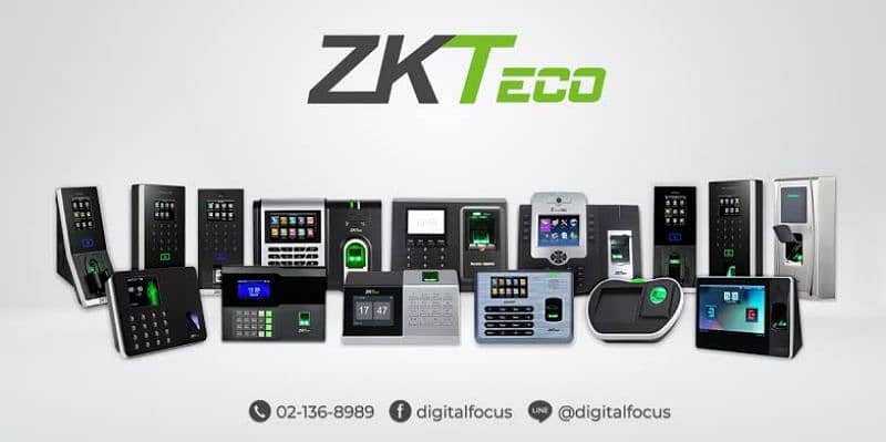 biometric zkteco face/ fingerprint attendance machine/ rfid card tags 2