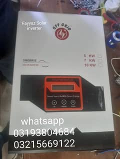 I Sale  Solar inverter Whatsapp no. 03193804684