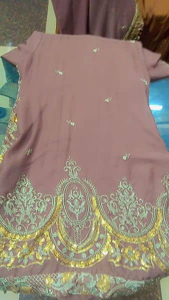 Party wear dress for girls 3 piece dress good condition 1