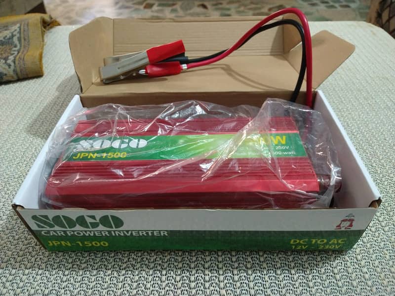 Sogo Car Power Battery Inverter JPN1500 Peak Power 1500W for PKR 6,999 0