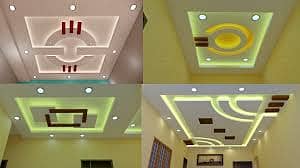 interior renovation Ceiling work,Paint,Rock Wall,Wood Polish Aluminium