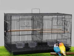 2 portion cage of bird's