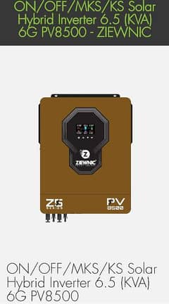 ziewnic Z5 pv8500 6.5kw hybrid