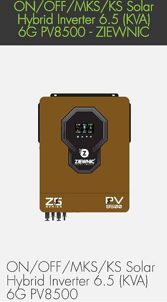 ziewnic Z5 pv8500 6.5kw hybrid 0