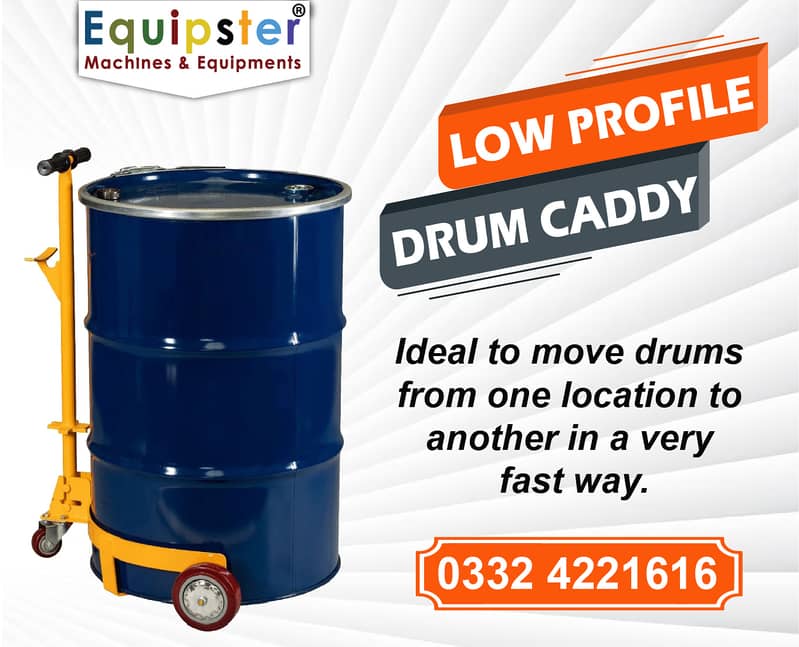 Drum trolley, tilter, drum mover, drum transporter pakistan drum move 18