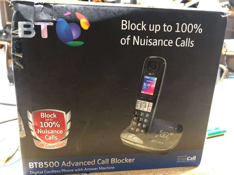 BT8500 PTCL Cordless Premium Nuisance Call Blocker -Single 0