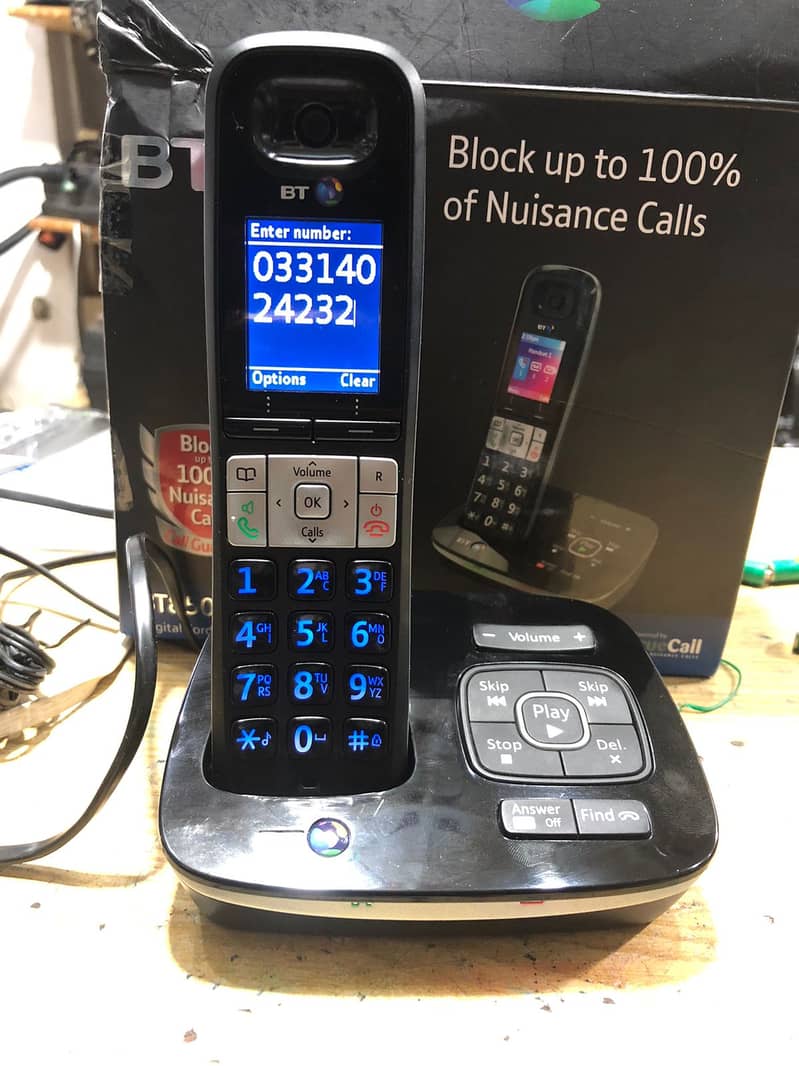 BT8500 PTCL Cordless Premium Nuisance Call Blocker -Single 1