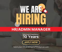 HR/Admin Manager