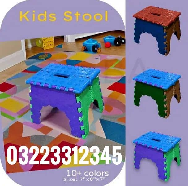 Bench chair storage stool box study table desk bear Kids Toys tab game 1