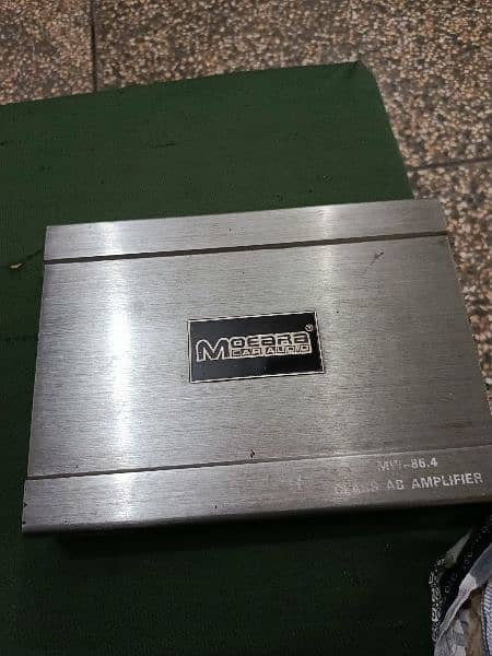 4 chanel brander amplifier with 1800w double coil woofer 0