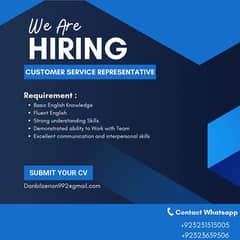 CUSTOMER SERVICE REPRESENTATIVE