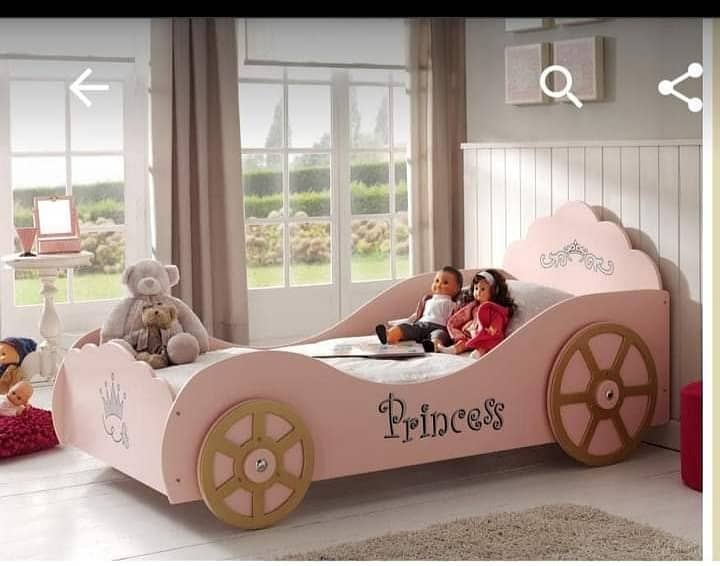 Kids bed | baby Car Bed | kids wooden bed | bunk bed | 03234921584 3