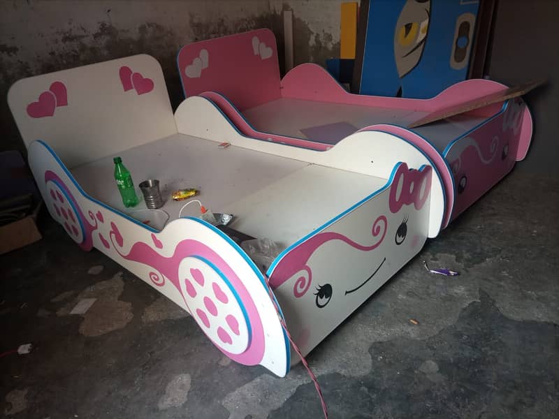 Kids bed | baby Car Bed | kids wooden bed | bunk bed | 03234921584 13