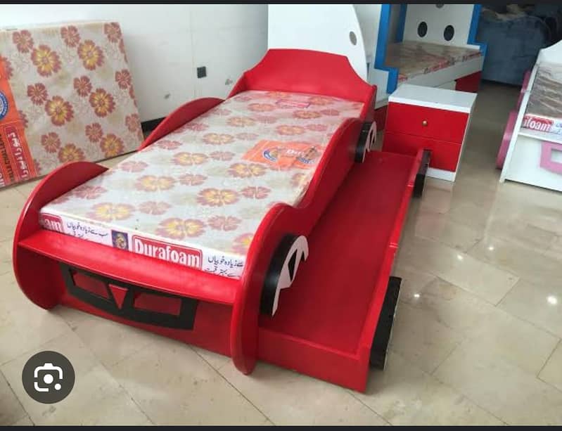 Kids bed | baby Car Bed | kids wooden bed | bunk bed | 03234921584 14