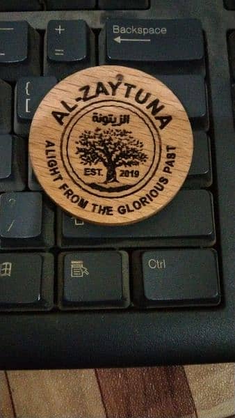 Wooden keychains Promotional with Logo and text engraving 7