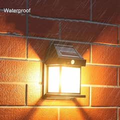 Solar Motion Sensor Outdoor Wall Light