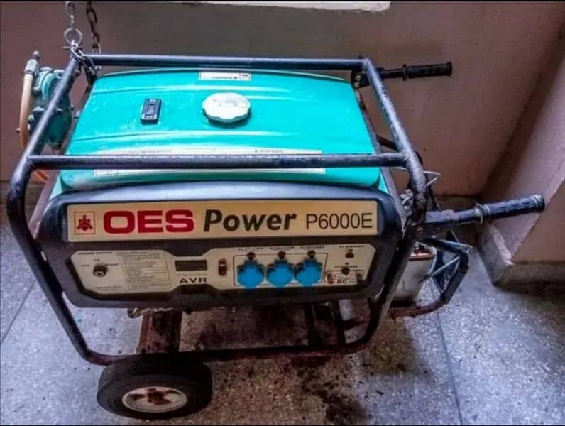 Generator 7.5 KVA OES Power P6000E Ignition Start for Home and Office 7