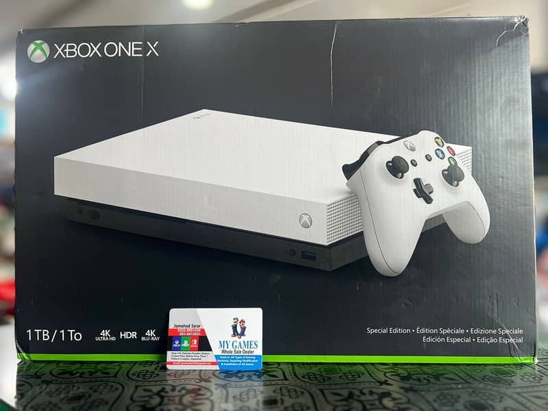 XBOX ONE X IN MINT CONDITION AT MY GAMES 0