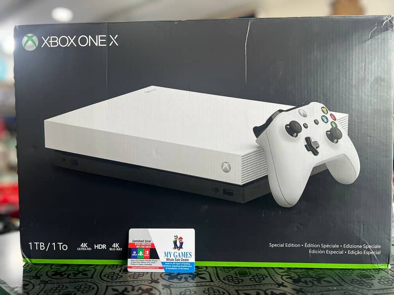 XBOX ONE X IN MINT CONDITION AT MY GAMES 1