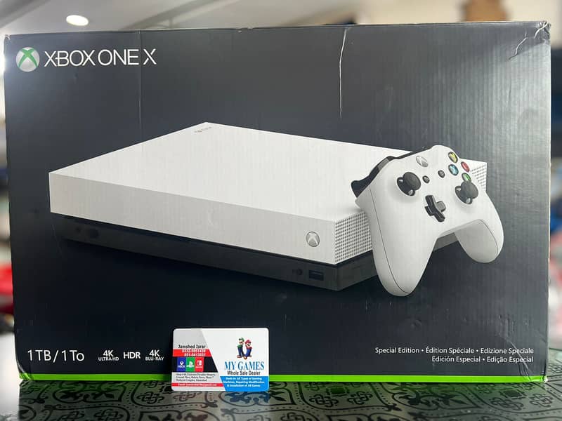 XBOX ONE X IN MINT CONDITION AT MY GAMES 2