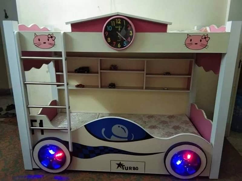 Bunk bed | wooden bunker bed | Double bed | Triple bed | 032349214584 5