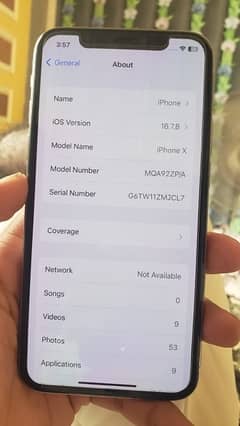 Iphone X256gb