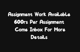 600RS PER ASSIGNMENT