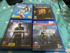 God of war4,,fifa19 Ps4 /ps5 games 0