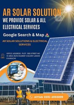 Solar installation/solar maintenance/all solar services in Karachi