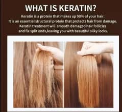 Keratin hair mask organic and hair straightener