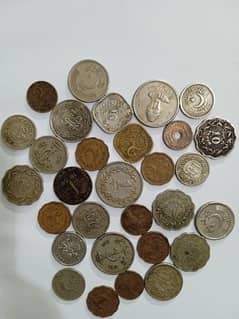 Pakistani old 28 coins for sale