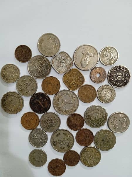 Pakistani old 28 coins for sale 0