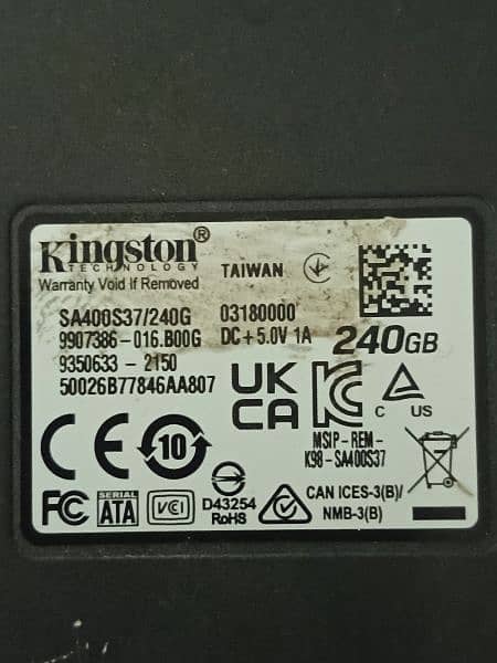 Kingston 240 GB SSD fresh for laptop 3