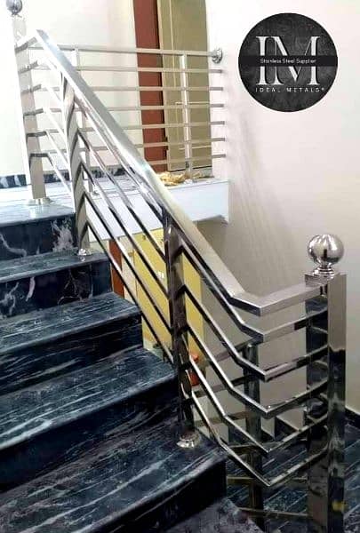 Glass, Steel, Railing, Grill, Stair, Terrace, Balcony, Stainless Steel 7