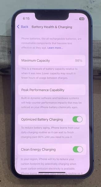 iphone 13 mini 128gb PTA Approved 98 battery health 2