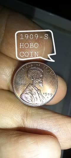 USA 1909-S HOBO PENNY | UNIQUE HOBO COIN | RARE HOBO COIN | HOBO PENNY