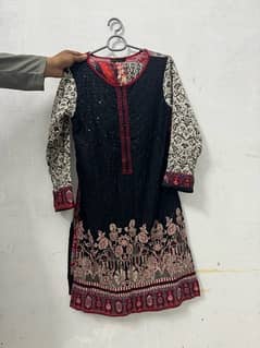 2piece Branded Suit ( Kameez + Shufon Dupata)