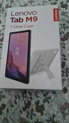 Lenovo Tab M9 3/32 New Box pack + Clear Case