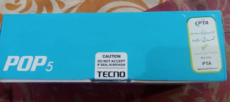 tecno pop 5 condition 10/10 with box 9