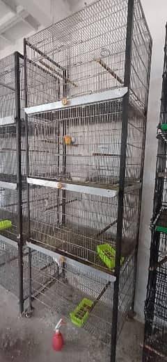 Galvanized Cages for Birds