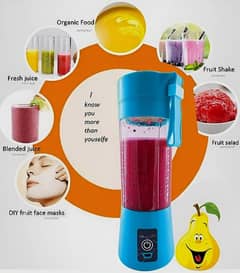 Portable USB Rechargeable Mini Blender 380ml Smoothies, Juices, Ice 0