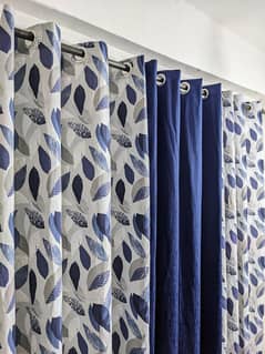 3 Pieces cotton printed curtain Good Quality