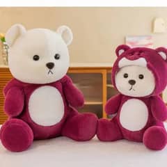 hoodie bear stuffed toys