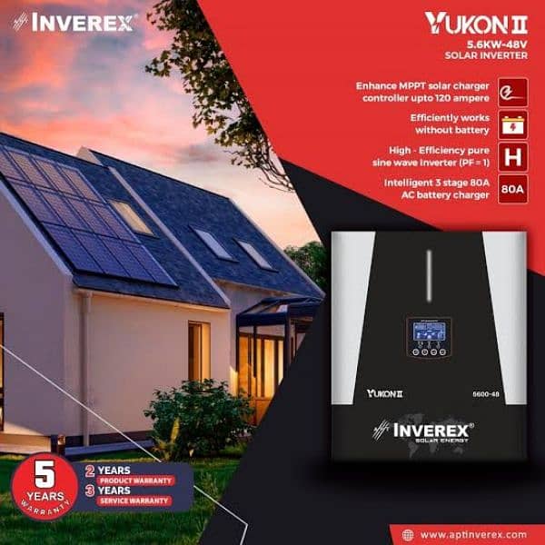 Inverex Yakon II 5.6KW 48V Solar Hybrid Inverter 1