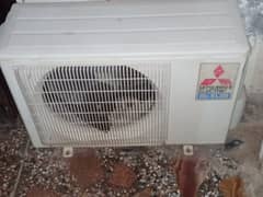 Mitsubishi 1 ton ac only outdoor along with original compressor & Gas