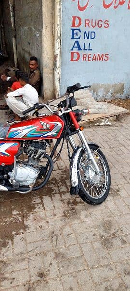 Honda CG 125 karachi no model 23 3