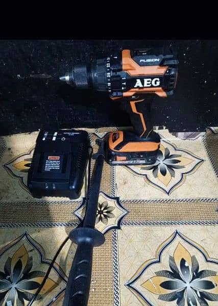 AEG Brushless Hammer Drill Machine 0