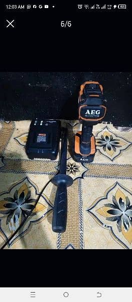 AEG Brushless Hammer Drill Machine 1