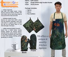 Apron Outer 100% cotton and Liner