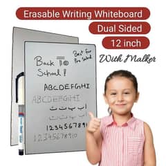 Dual side Erasable writing whiteboard